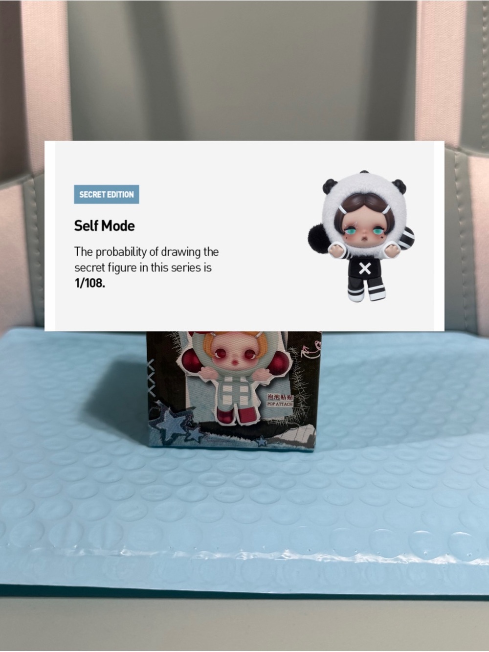 Pop Mart Skullpanda Off Mode Self Mode SECRET Blind Box Phone Attach Hippers Fig